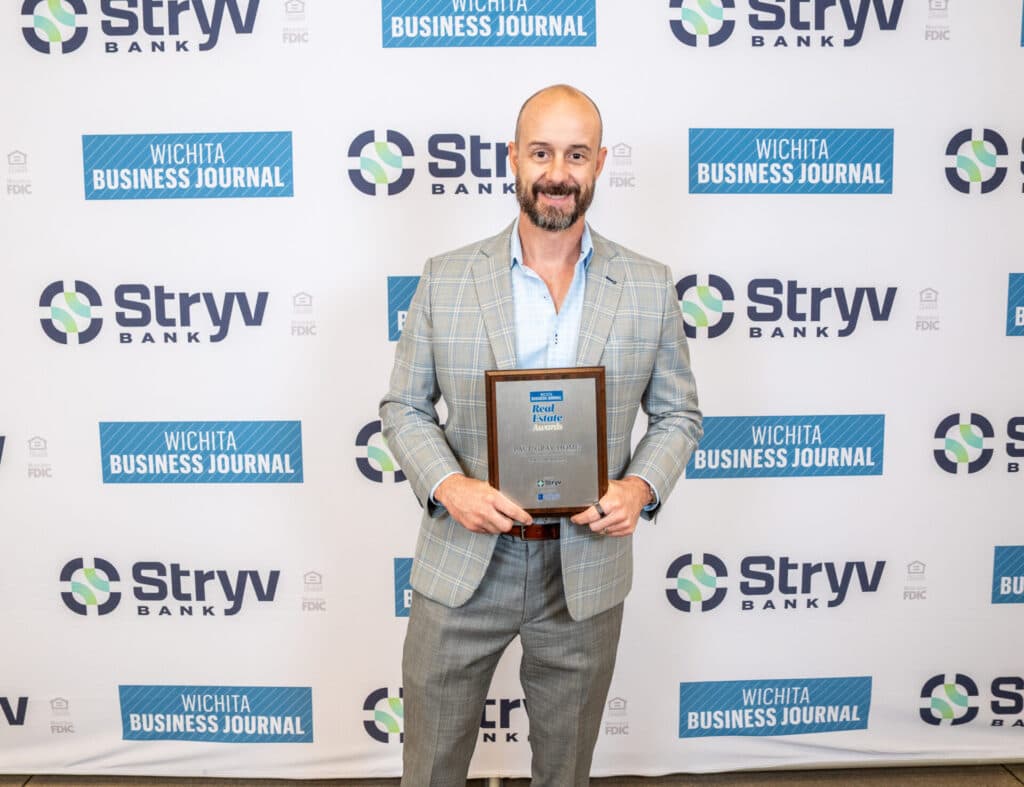 Paul Gray at the Wichita Business Journal Real Estate Awards